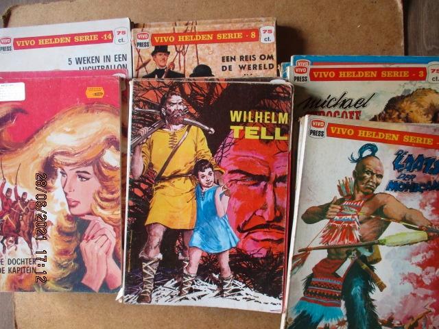 adv4708 vivo helden serie, Boeken, Stripboeken, Gelezen, Eén stripboek, Ophalen