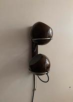 Gepo wall lamp brown 70s silence of the lamps, Huis en Inrichting, Lampen | Wandlampen, Ophalen of Verzenden, Gebruikt, Metaal