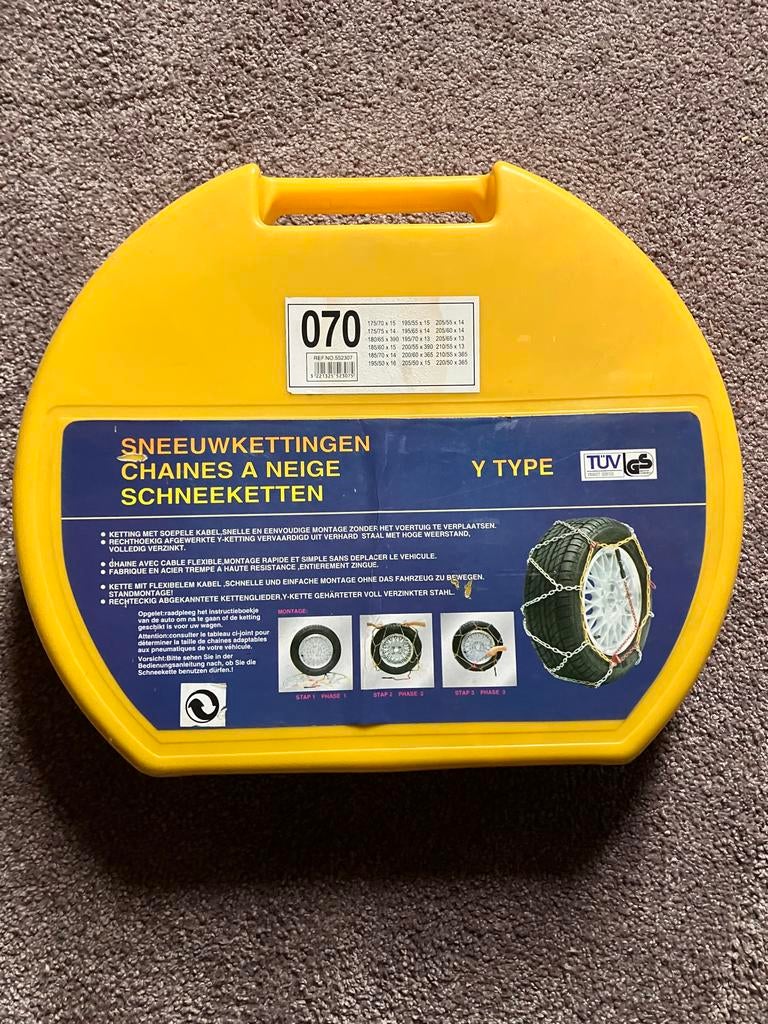 Nieuwe Sneeuwkettingen 070 - Y Type, Auto diversen, Sneeuwkettingen, Ophalen, Nieuw