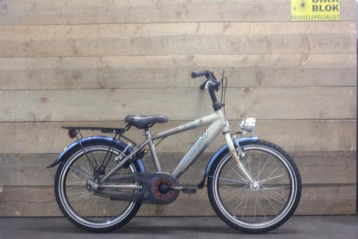 20 inch Montego Scout jongensfiets grijs met 3 mnd garantie, Fietsen en Brommers, Fietsen | Jongens, Gebruikt