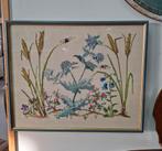 Geborduurd bloemenschilderij 54x44 cm, Ophalen
