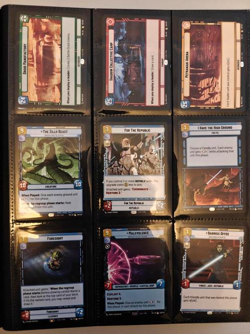 Star Wars Unlimited TWI Legendary, Rare, Foil,Hyperspace etc, Verzamelen, Star Wars, Zo goed als nieuw, Ophalen of Verzenden
