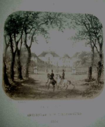 02 / Het Loo Jachtslot Litho 1854 beschikbaar voor biedingen