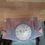 Amsterdamseschool klok 1920/30 perstuk 175, Huis en Inrichting, Ophalen of Verzenden, Zo goed als nieuw, Wandklok