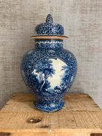 Dekselvaas (2) Villeroy & Boch Bonn Flamand (1874 - 1909), Antiek en Kunst, Ophalen of Verzenden