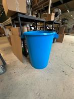 Vuilnisbak Blauw 100 l extra zware uitvoering prullenbak, Ophalen, Kunststof, 40 liter of meer, Zo goed als nieuw