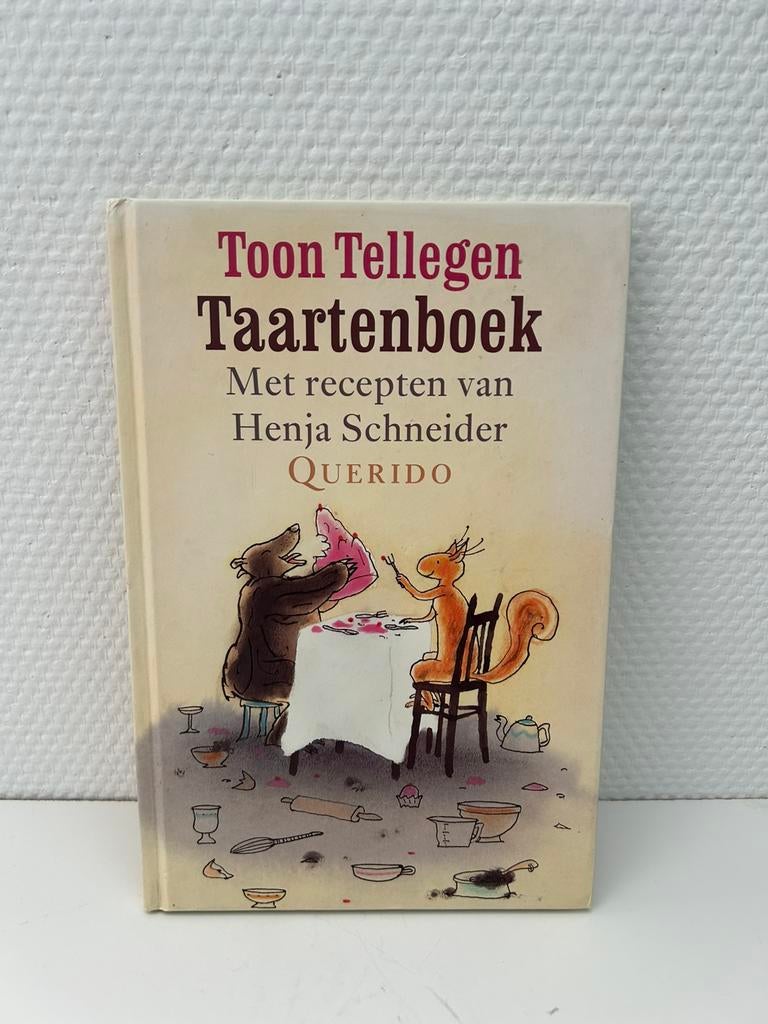 Toon Tellegen - Taartenboek, Fictie algemeen, Ophalen of Verzenden, Zo goed als nieuw, Toon Tellegen; Henja Schneider
