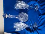 kristallen karaf met 6 glazen, Ophalen of Verzenden
