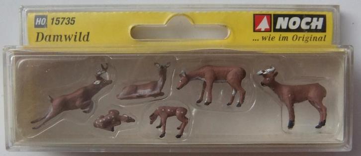 HO figuurtjes Noch 15735 herten, Hobby en Vrije tijd, Modeltreinen | H0, Zo goed als nieuw, Natuur, Gelijkstroom of Wisselstroom