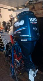 Yamaha 100 pk 4takt laangstart powertrim, Watersport en Boten, Buiten- en Binnenboordmotoren, Ophalen of Verzenden, Zo goed als nieuw