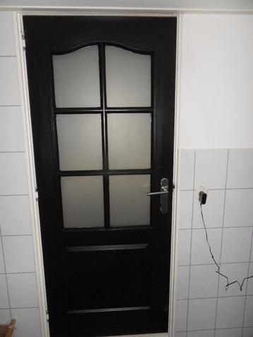  stompe binnendeur met matglas 83x201,5 beschikbaar voor biedingen