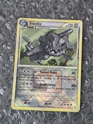 Steelix 24/95 HGSS Unleashed League Promo Pokemon Kaart! beschikbaar voor biedingen