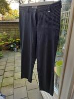 Broek Gardeur maat 40 zwart met witte stippen, Maat 38/40 (M), Zwart, Ophalen of Verzenden, Zo goed als nieuw