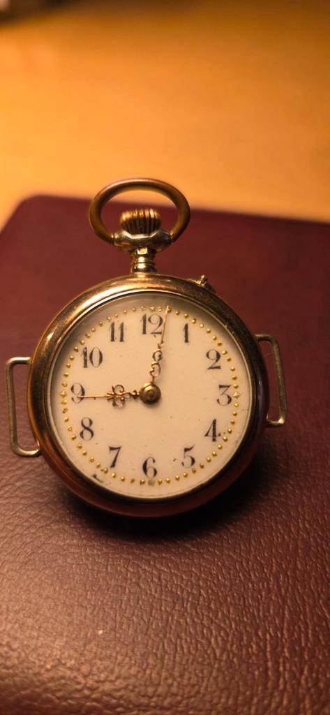 Antiek zakhorloge, Sieraden, Tassen en Uiterlijk, Horloges | Antiek, Zakhorloge, Overige merken, Overige materialen, 1900 tot 1930
