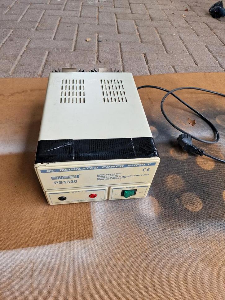 HQ Power PS1330 - 12V DC 30A Voeding, Doe-het-zelf en Verbouw, Elektra en Kabels, Ophalen of Verzenden