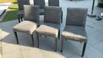 6 grijsgemeleerde stoelen OLAV, Ophalen