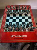 Schaakspel tin Suske en Wiske + bord, Hobby en Vrije tijd, Gezelschapsspellen | Bordspellen, Ophalen of Verzenden, Zo goed als nieuw