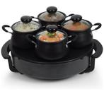 Gourmetstel Tristar BP-2981 Wokset - 4 pers, Ophalen of Verzenden, Zo goed als nieuw, Wok