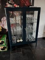 IKEA Fabrikör Vitrinekast - Blauw, Huis en Inrichting, Ophalen, Gebruikt, 100 tot 150 cm, 50 tot 100 cm