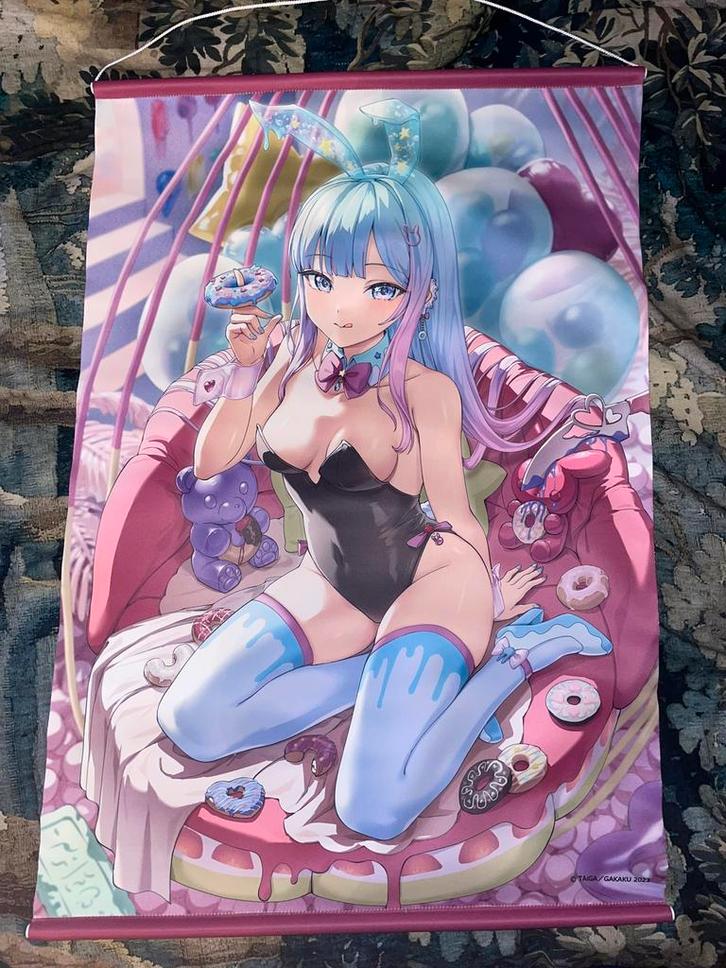 Heso x Bunny - “TAiGA” Anime Wall Scroll B2 Size, Verzamelen, Posters, Zo goed als nieuw, Film en Tv, Ophalen of Verzenden