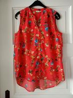 Blouse zonder mouwen rood bloemen. Maat L., CL Essentials, Ophalen of Verzenden, Maat 42/44 (L), Rood