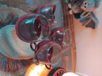 Thee glazen, Huis en Inrichting, Keuken | Servies, Glas of Glazen, Ophalen of Verzenden, Effen, Glas