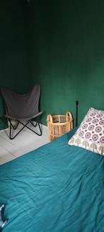 Mooie antraciet vlinderstoel, Huis en Inrichting, Stoelen, Ophalen of Verzenden, Zo goed als nieuw, Grijs, Eén