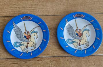 Twee Disney/Arcopal Ontbijtbordjes Hercules beschikbaar voor biedingen