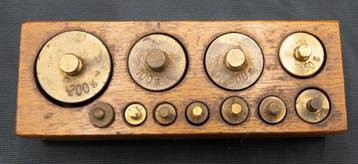 Koperen gewichten beschikbaar voor biedingen