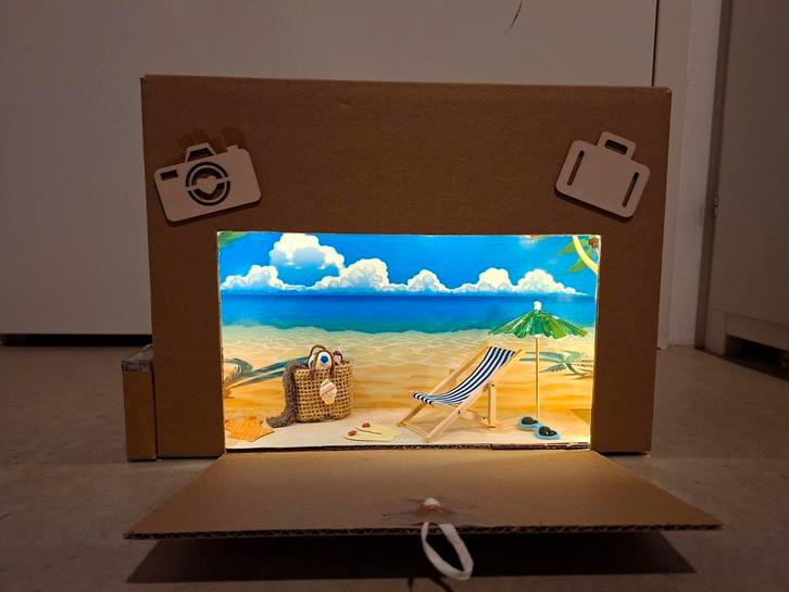 Sinterklaas surprise strand / vakantie met licht, Diversen, Sinterklaas, Nieuw, Ophalen of Verzenden