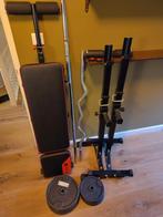 Complete Home gym set - meerdere onderdelen, Sport en Fitness, Ophalen, Zo goed als nieuw, Metaal, Krachtstation