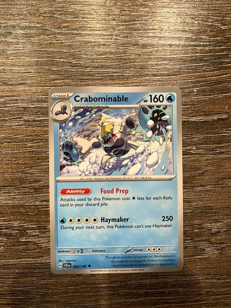 Crabominable SCR 042/142, Ophalen of Verzenden, Zo goed als nieuw