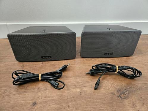 Sonos Play 3 set, Audio, Tv en Foto, Luidsprekers, Gebruikt, Front, Rear of Stereo speakers, 120 watt of meer, Sonos, Ophalen of Verzenden