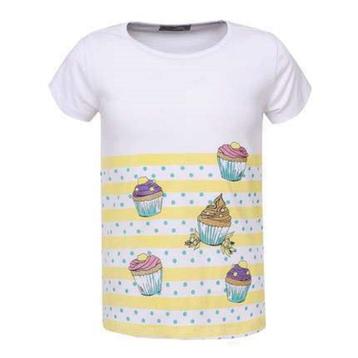 Cupcakes t-shirt geel 104 beschikbaar voor biedingen