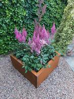 Cortenstaal plantenbakken bloembak, Ophalen, Zo goed als nieuw, Metaal, 100 cm of meer