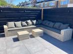 Steigerhout Hoekbank Tuinset Loungeset Bank AANBIEDING!!, Tuin en Terras, Ophalen of Verzenden, Nieuw, Steigerhout, Hocker
