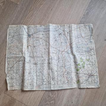 Engelse kaart van België (Poperinghe) Ww2/Wo2 beschikbaar voor biedingen