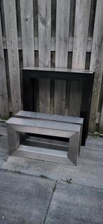Tafelpoten RVS, Huis en Inrichting, Ophalen, Minder dan 50 cm, Gebruikt, 50 tot 100 cm