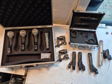 Microfoon Set - Zang, Spraak & Instrument incl Flightcase beschikbaar voor biedingen