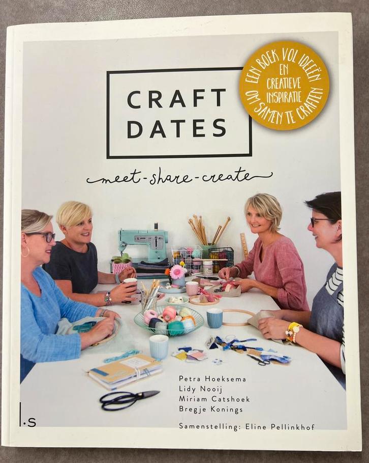 Creatief handwerkboek: Craft Dates, Boeken, Hobby en Vrije tijd, Zo goed als nieuw, Breien en Haken, Ophalen of Verzenden