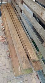 12 houten planken tuin, Ophalen, Gebruikt, 250 cm of meer, Planken