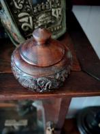 Handgemaakt doosje uit Vietnam; hout, Ophalen of Verzenden