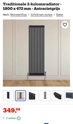 Traditionele design radiator 180 x 47,2 - Antracietgrijs, Ophalen, Nieuw, Minder dan 60 cm, Radiator