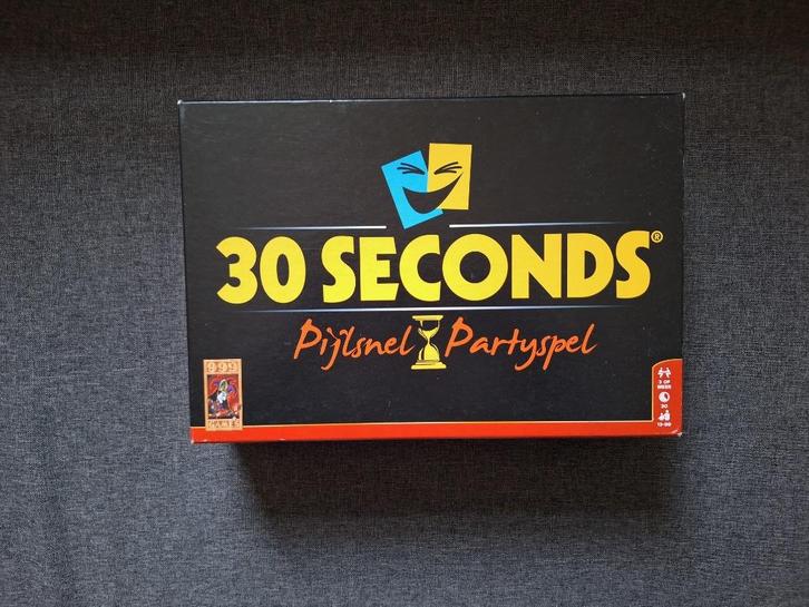 30 Seconds - Partyspel - 999 Games - Compleet, Hobby en Vrije tijd, Gezelschapsspellen | Bordspellen, Gebruikt, Vijf spelers of meer