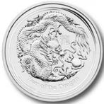 1 oz zilver 2012 Year of the dragon, Ophalen of Verzenden, Zilver