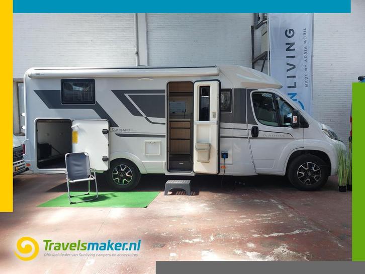 Adria Compact DL Lengtebed, face2face Tv, Caravans en Kamperen, Campers, Bedrijf, tot en met 3, Half-integraal, Adria, Diesel