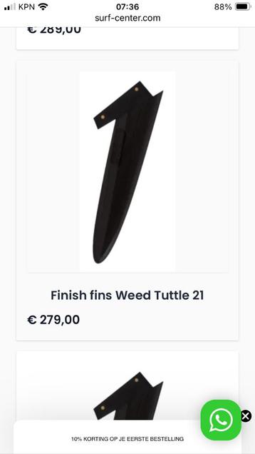 Finish Weed speed 21cm tuttlebox beschikbaar voor biedingen