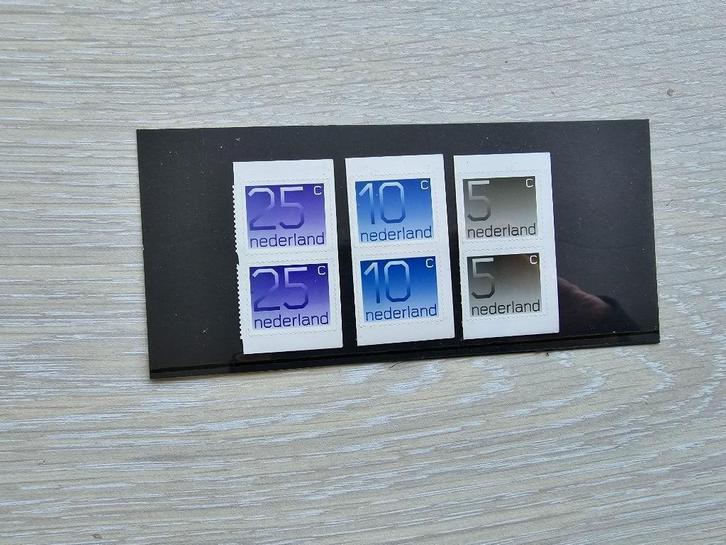 Cijferserie (Crouwel Zegels) NVPH 1108B-1110B Postfris 1976, Postzegels en Munten, Postzegels | Nederland, Postfris, Na 1940, Ophalen of Verzenden