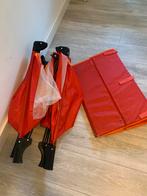 Inklapbaar Kinderbedje met Matras, Ophalen of Verzenden, Gebruikt, Rechthoekig, Boxkleed