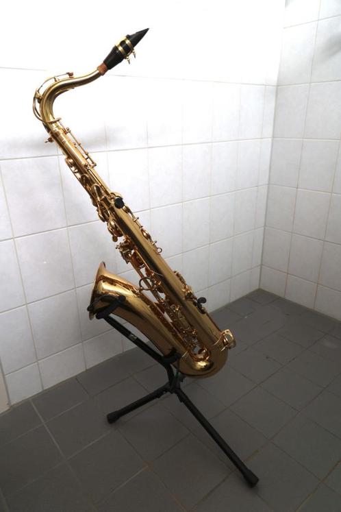 Tenorsaxofoon, Muziek en Instrumenten, Blaasinstrumenten | Saxofoons, Gebruikt, Tenor, Met koffer, Ophalen